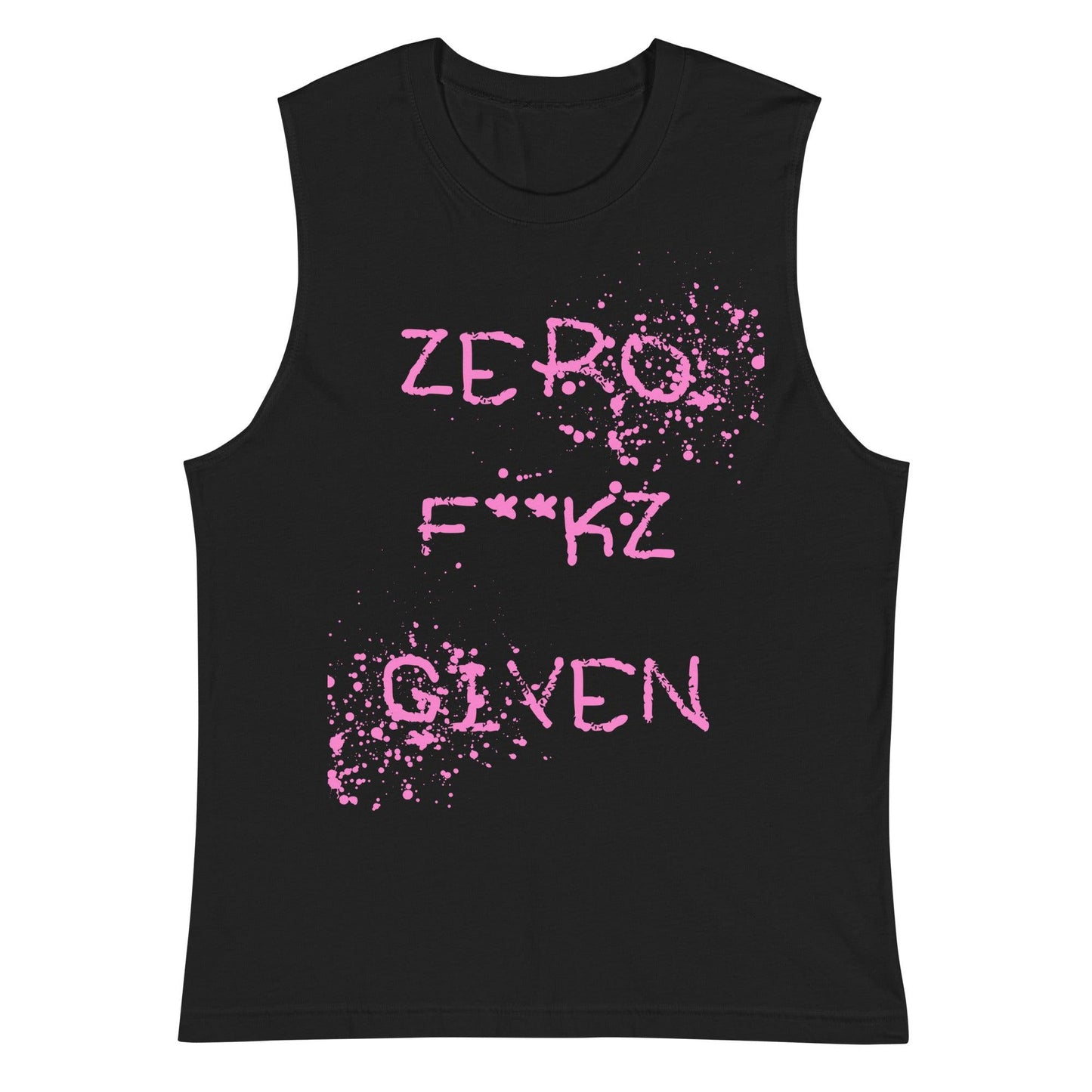 ZERO FKZ GIVEN" Muscle Shirt - Woman - zerofkzgym