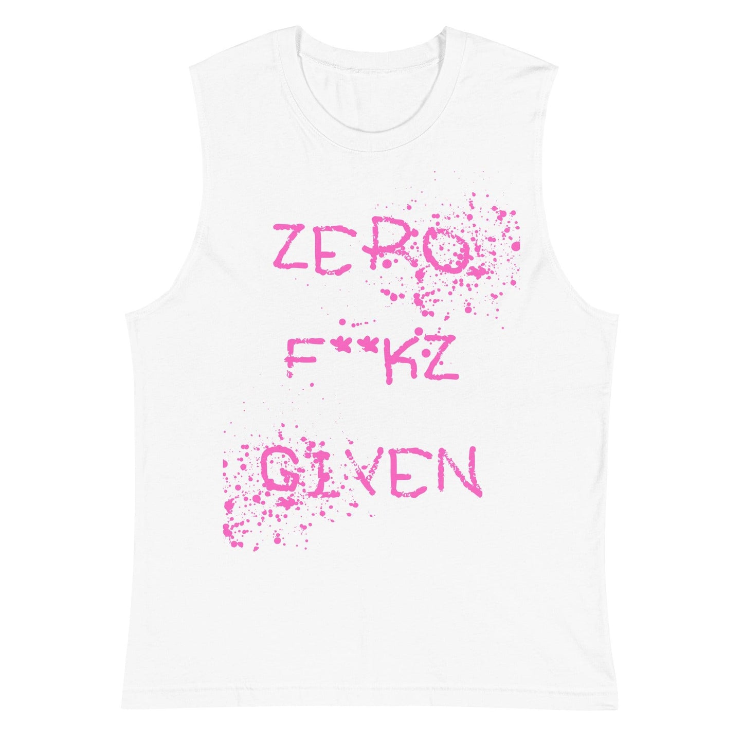 ZERO FKZ GIVEN" Muscle Shirt - Woman - zerofkzgym