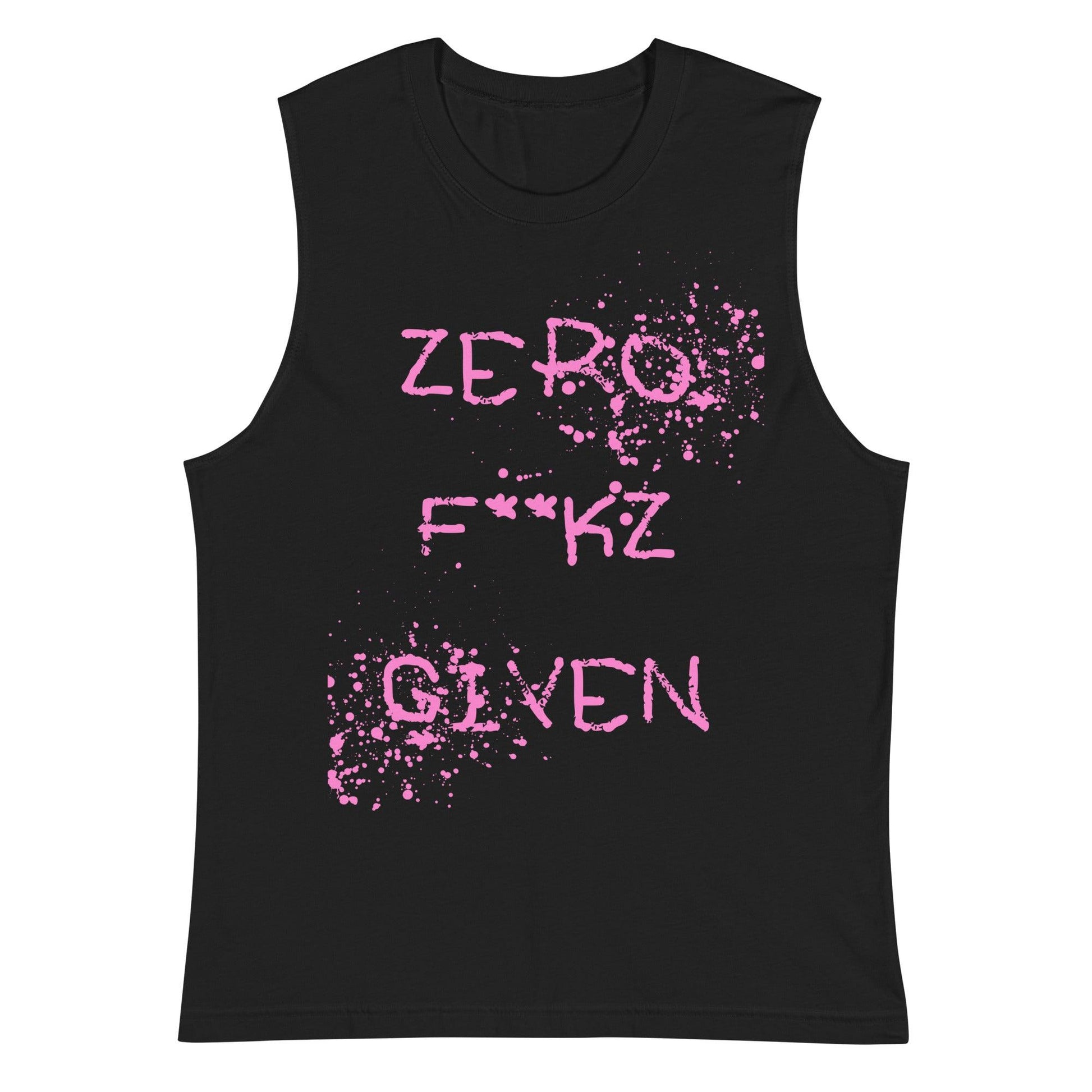ZERO FKZ GIVEN" Muscle Shirt - Woman - zerofkzgym